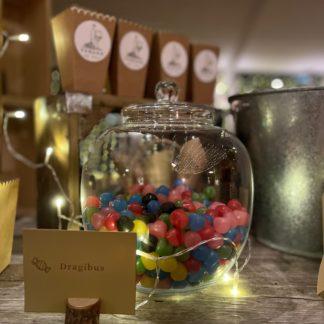 bonbonnière en verre pour candy bar ou décoration de mariage