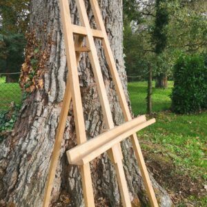 chevalet en bois pour panneau de bienvenue mariage ou plan de table