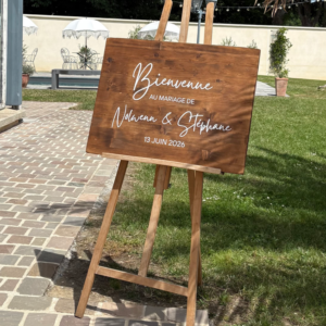 Panneau de bienvenue personnalisé